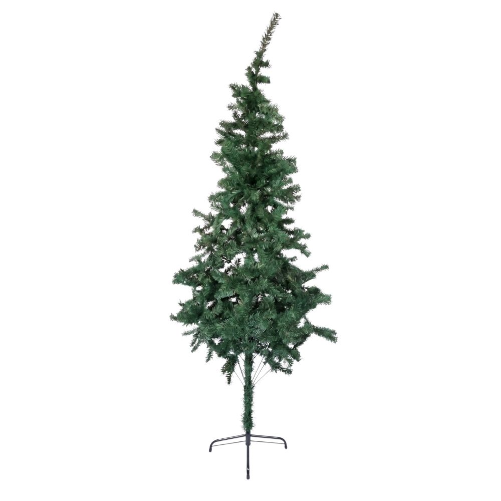 Árbol de Navidad Artificial Verde Tradicional con Base